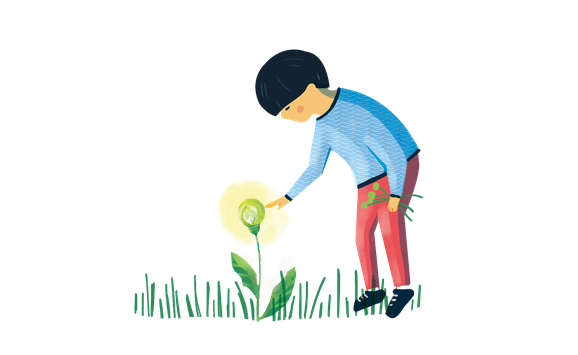 40 Big Ideas_green light bulb illustration