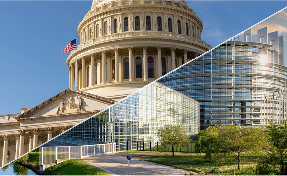 US Capitol - EU Partliament